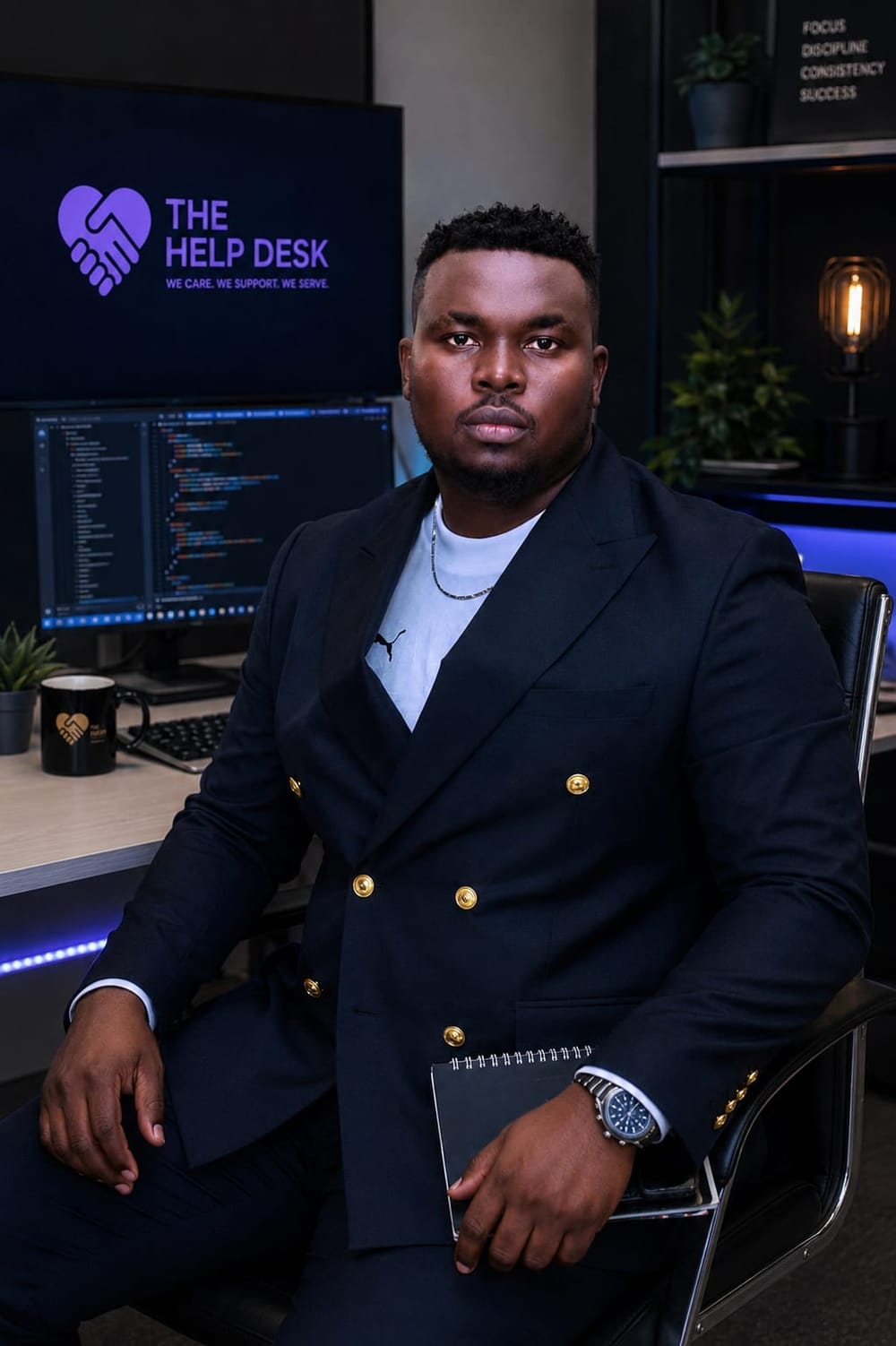 Ken Gideon at The Help Desk headquarters